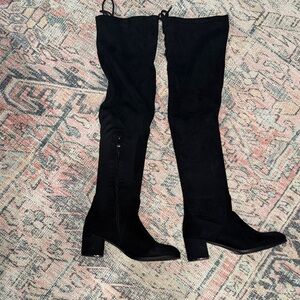 Dream Pairs Black Over-the-Knee Boots